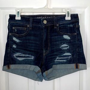 American Eagle hi rise shorts